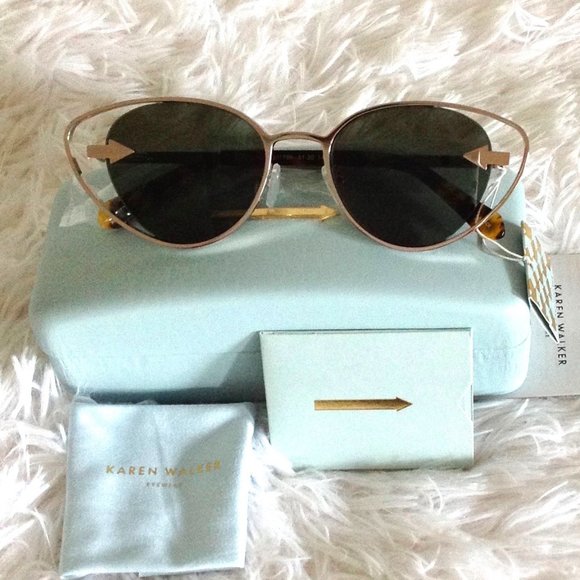 Karen Walker Kissy Kissy Cat Eye Sunglasses
